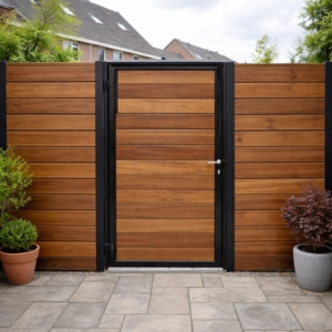 Ipé schuttingdeuren