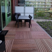 Hardhouten vlondertegels