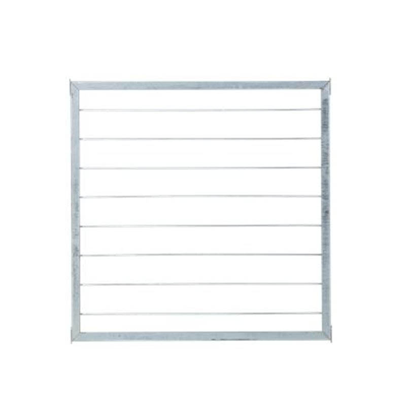 Draadscherm staal | Cubic recht naturel (90 x 90 cm) 21841958429