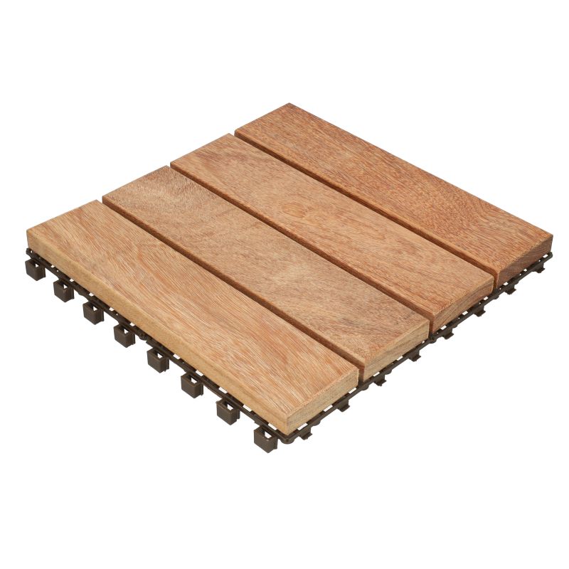 Terrastegel hardhout Cumaru 30 x 30 cm (18 mm)