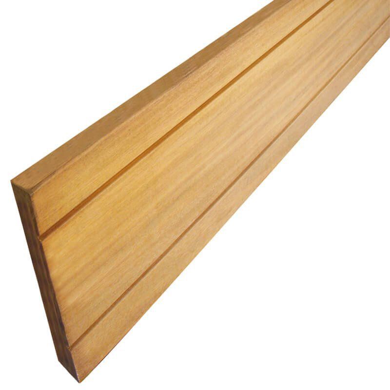 Schuttingplank hardhout bankirai 1,6 x 14,5 cm geschaafd v-groef