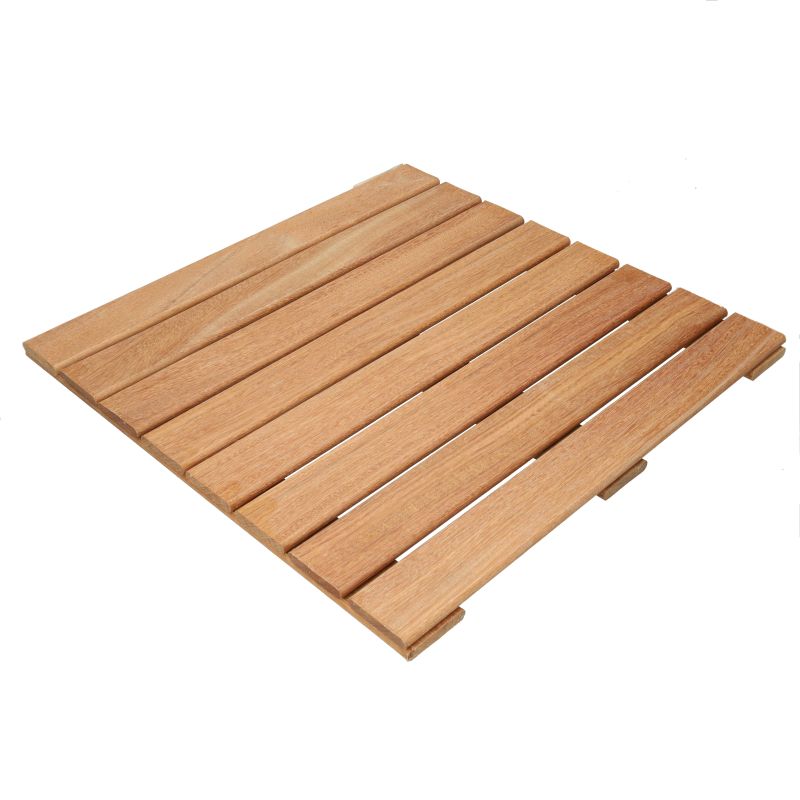 Terrastegel hardhout Cumaru 50 x 50 cm (22 mm) vlak geschaafd