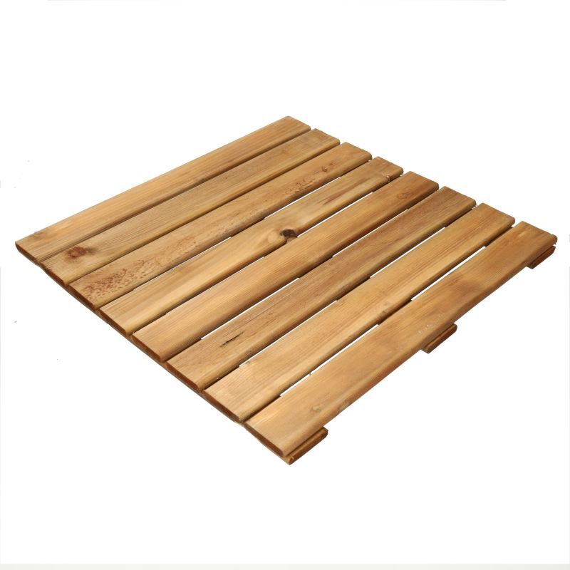 Terrastegel geïmpregneerd naaldhout Grenen bruin 50 x 50 cm (22 mm)
