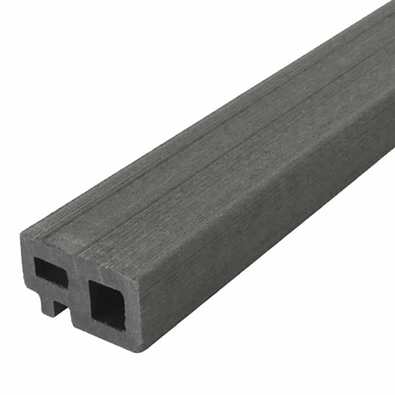 Onderregel/randafwerking composiet rock grey 2,35 mtr (set van 2 stuks)