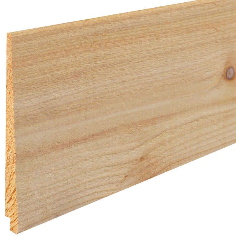Zweeds rabat STK Red Cedar 0,6/1,8 x 17,0/18,9 cm fijnbezaagd