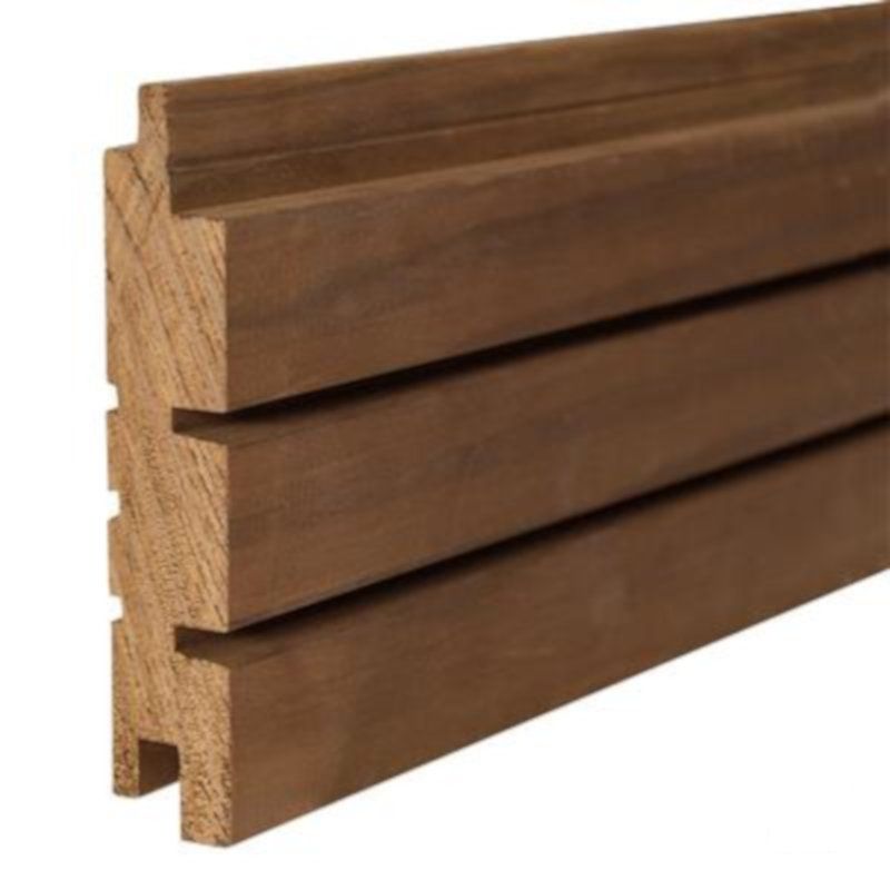 Thermo Radiata Pine stripes S 2,8 x 12,2 (14) cm - 4.80 meter