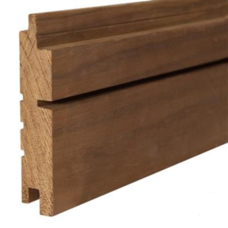 Thermo Radiata Pine stripes S/L 2,8 x 12,2 (14) cm - 4.80 meter