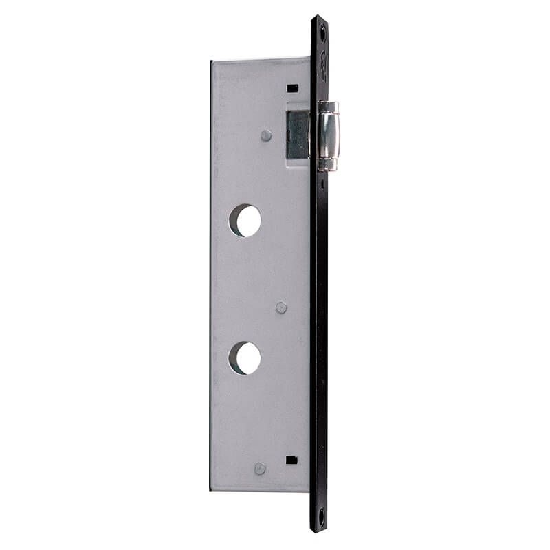 Binnendeurslot zwart - loop rolslot smal