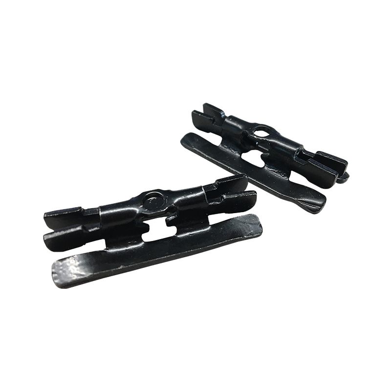 Bevestigingsclips RVS zwart gecoat incl schroeven+boor+bitje (100 stuks)