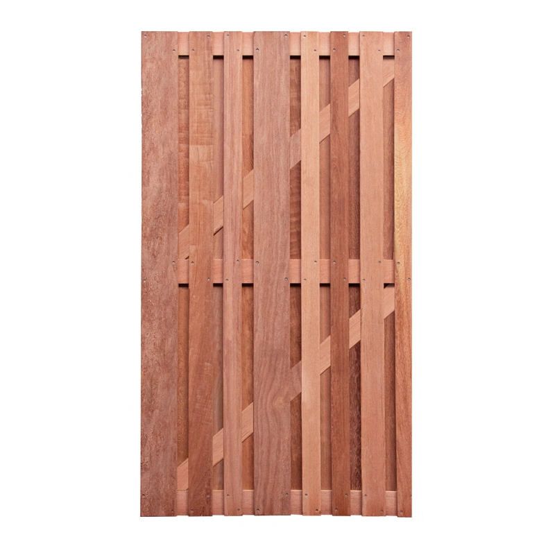 Tuindeur hardhout cedrinho - Mix Stripes (100 x 180 cm) dikte 4,5 cm