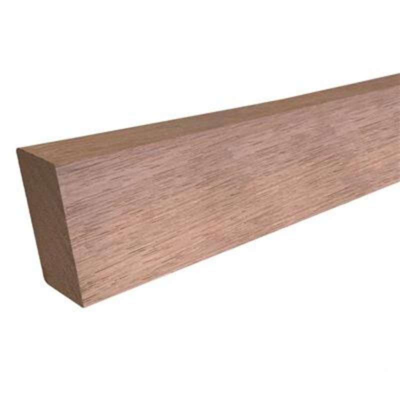 Open gevelbekleding hardhout Rhombus Cambara horizontaal 2,1 x 6,8 cm