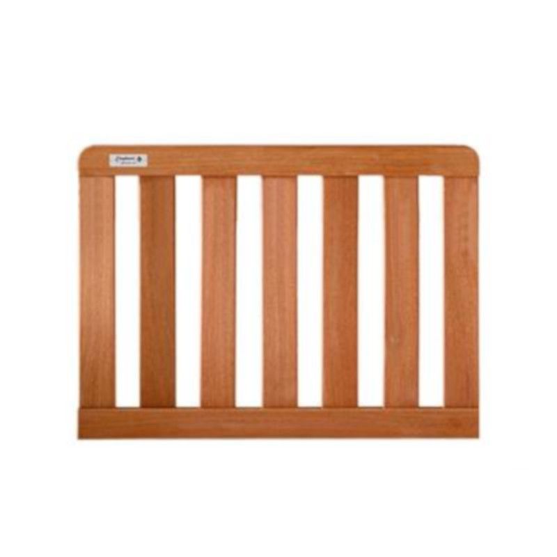 Tuinpoort hardhout bankirai Luxe recht rvs 100 x 70 cm ( 3,6 cm dikte)