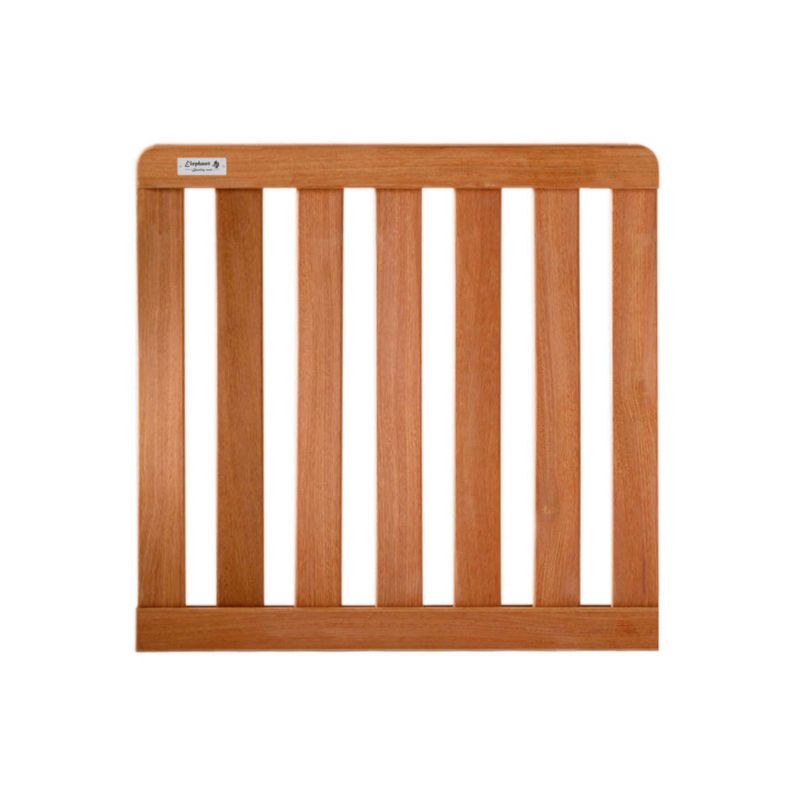Tuinpoort hardhout bankirai Luxe recht rvs 100 x 90 cm
