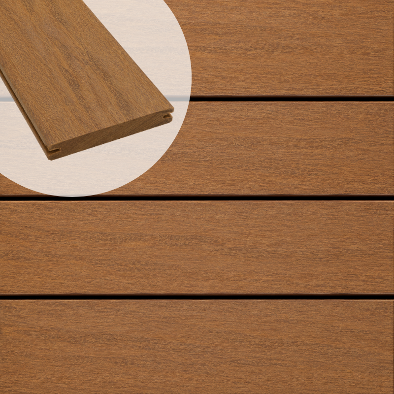Vlonderplank hardhout Cumaru 2,4 x 14,5 cm geschaafd voor clips
