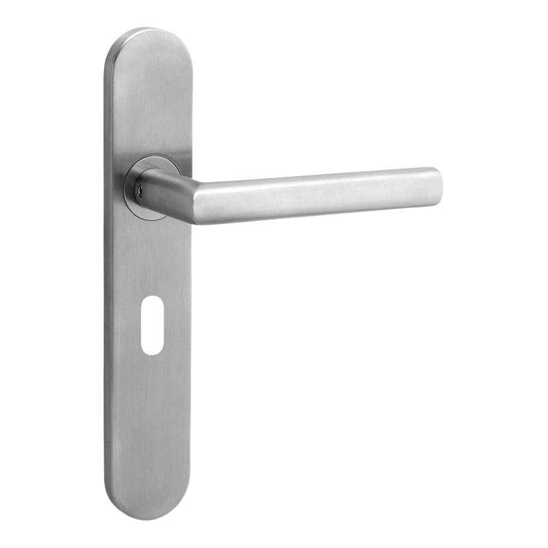 Deurbeslag - Best Buy - Deurkruk 204L incl sleutelgat - Mat RVS