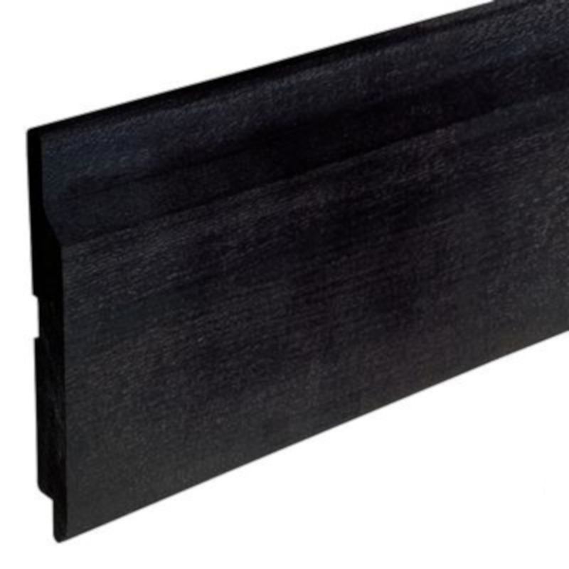 Vuren zwart 1,9 x 15,5 cm - 3.60 meter