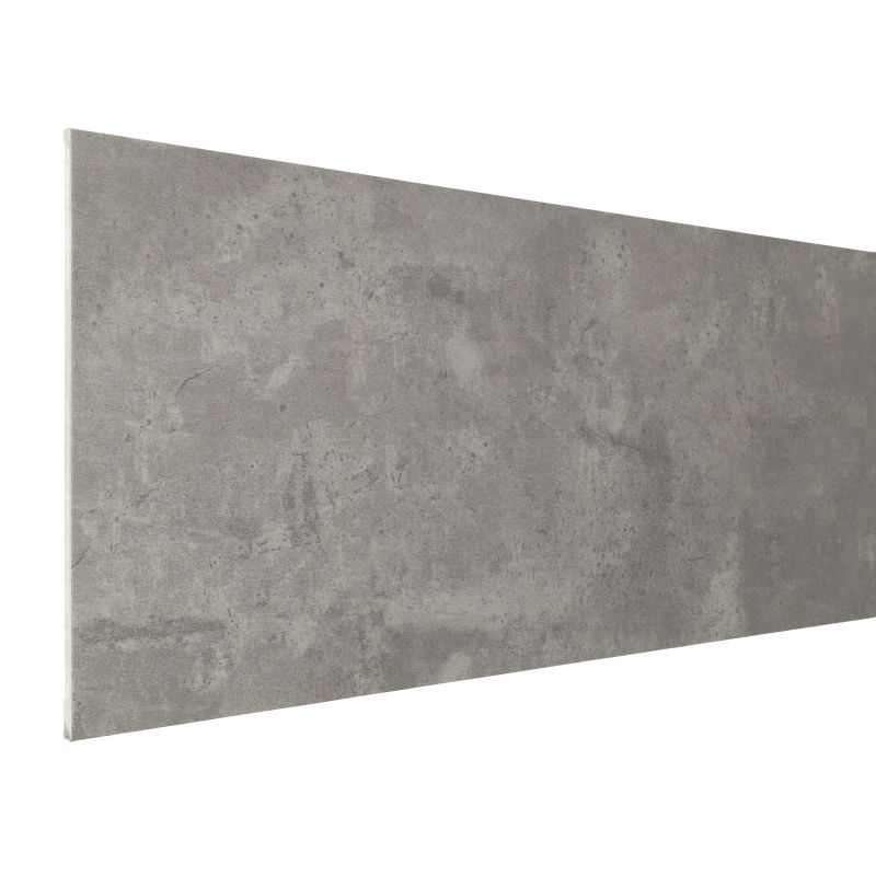 Stootbord - SPC - Beton Grijs - 130 x 20 cm