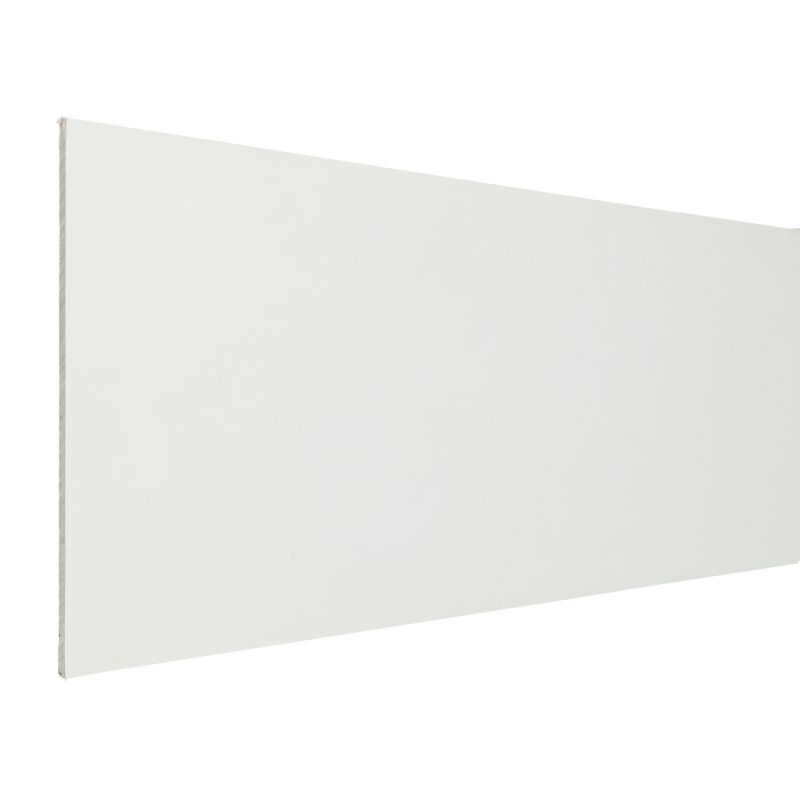 Stootbord - SPC - Wit RAL9010 - 130 x 20 cm