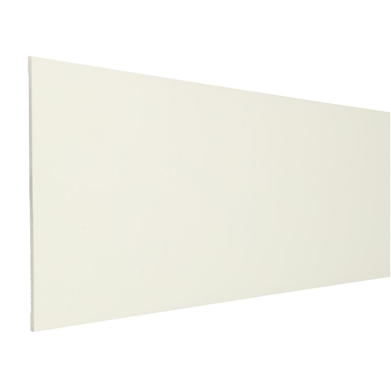 Stootbord - SPC - Wit RAL9001 - 130 x 20 cm