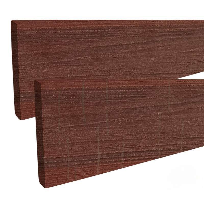 Randafwerking composiet Padoek rood (2,2 mtr)
