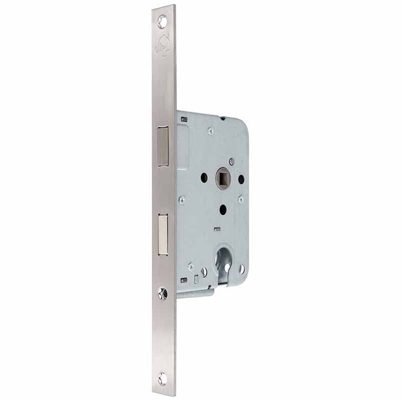 Magneet binnendeurslot RVS - cilinderslot