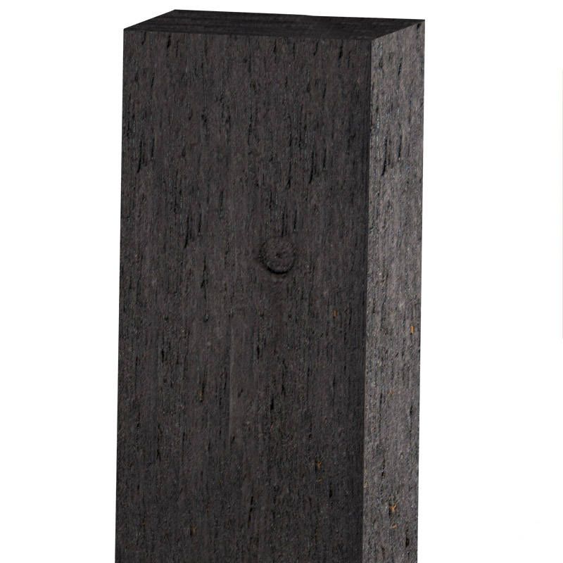 Colourwood batten zwart 1,8 x 6,8 cm - 4.30 meter