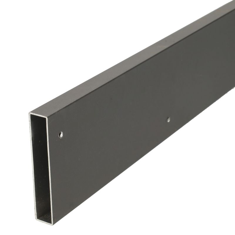 Ligger aluminium antraciet 180 x 7 cm (3 stuks) incl. schroeven