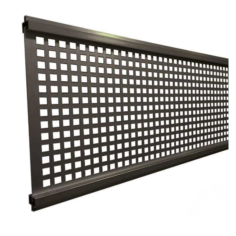 Modular lamel - aluminium - Deco rooster antraciet - 180x21 cm