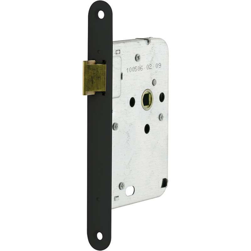 Binnendeurslot zwart - loopslot model 1255