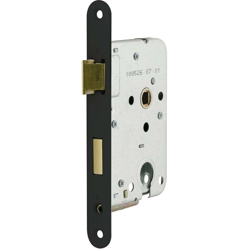 Binnendeurslot zwart - cilinderslot model 1269