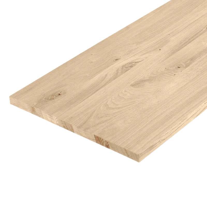 Massief werkblad - Eiken verlijmd - Dikte 2 cm - 2440 x 900 mm