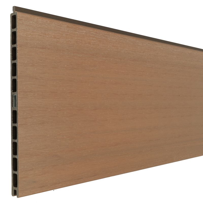 Mix & Match lamel - composiet co-ex - natural dark brown - 180 x 28 cm (2 stuks)