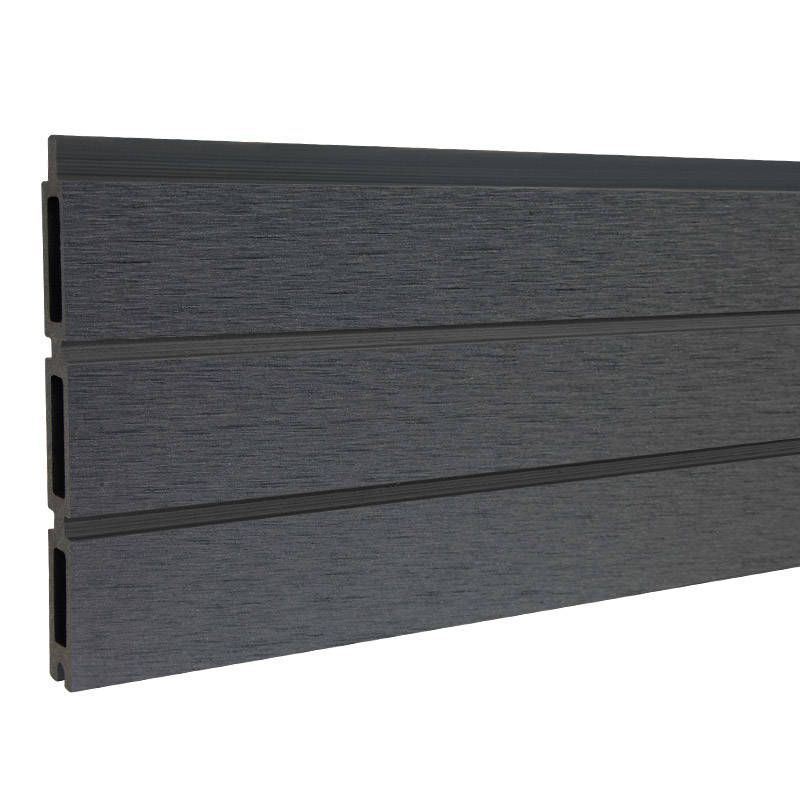 Lamellen set composiet - triple Rhombus rock grey - 180 x 15 cm (6 stuks)