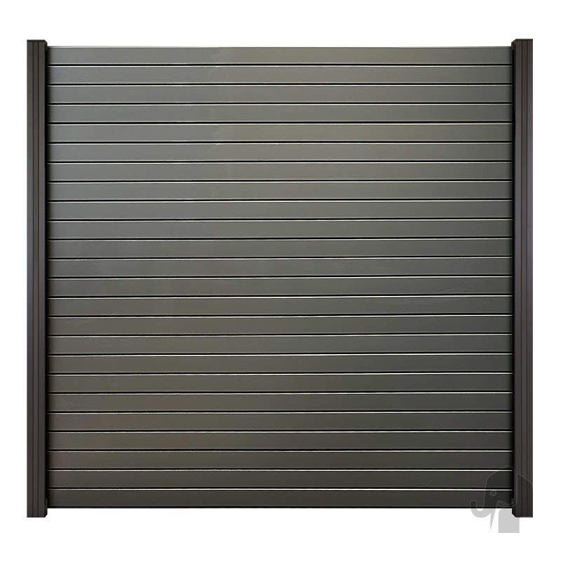 Schutting aluminium Dark Line Rhombus - Antraciet (180 x 180 cm)