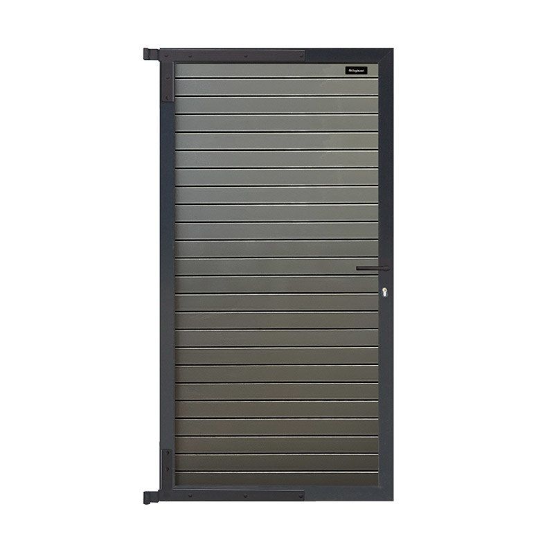 Tuindeur aluminium Dark Line Rhombus - Antraciet (90 x 180 cm) incl. beslag