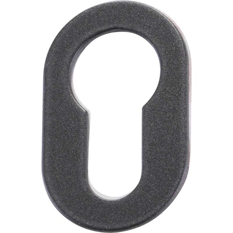 Deurbeslag - Ibiza - Cilinderrozet - Gunmetal black