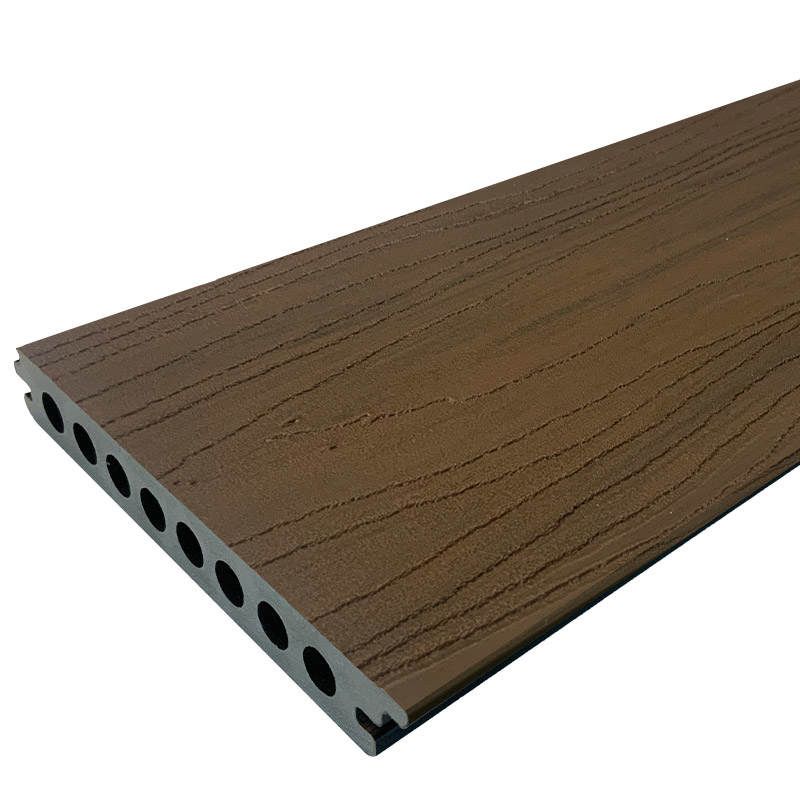 Vlonderplank composiet semi massief co-extrusie naadloos 2,1 x 14 cm Dark Brown