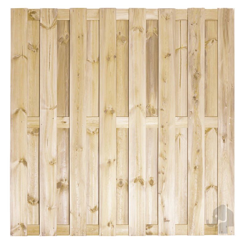 Schutting verduurzaamd grenen (180 x 180 cm) schermdikte 3,9 cm