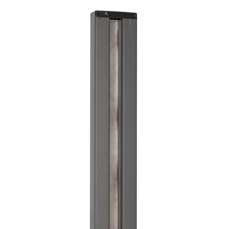 Wandprofiel Modular/Mix & Match antraciet aluminium 2,5 x 6,8 x 200 cm