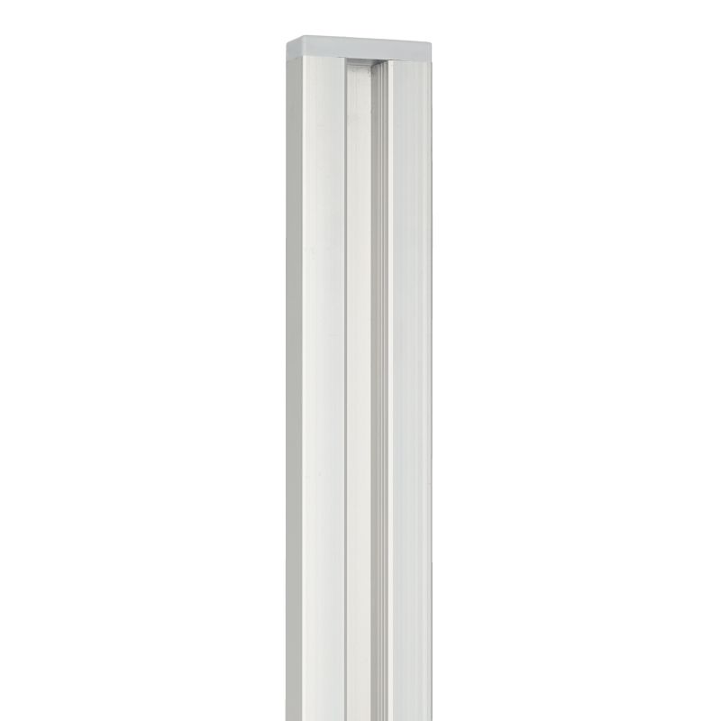 Wandprofiel zelfbouw Modular/Mix & Match blank aluminium 2,5 x 6,8 x 200 cm