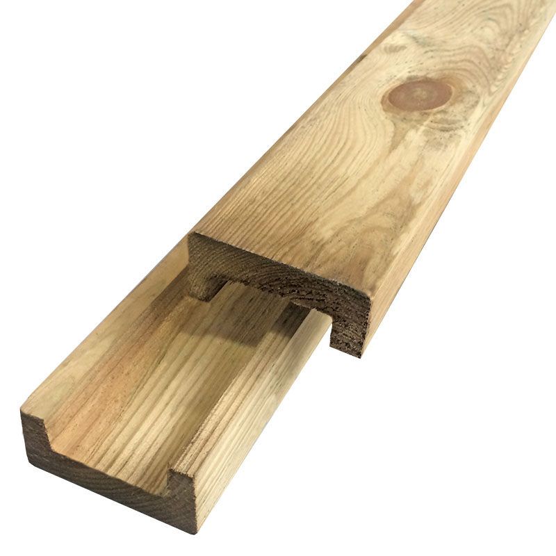 Afdeklat Grenen 3,2 x 7 cm - 180 cm
