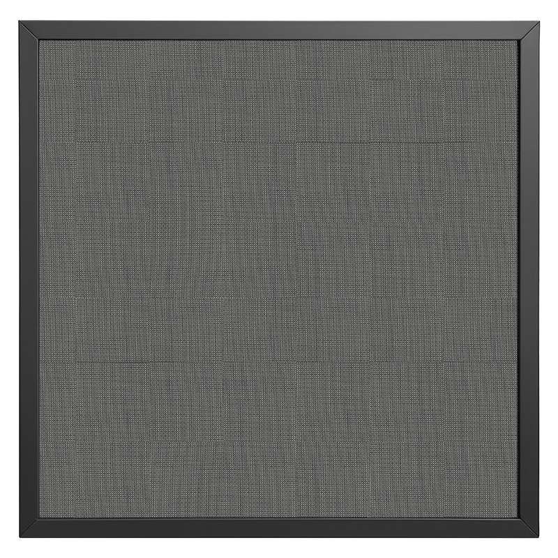 Schutting Sereno Textileen Granite Weave- Antraciet aluminium kader (180 x 180 cm)