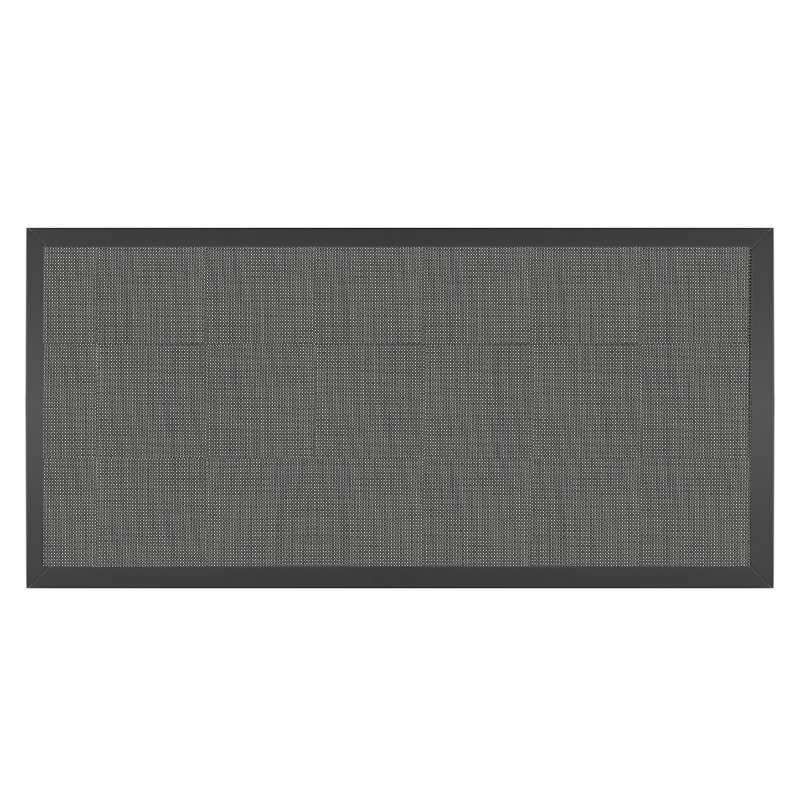 Schutting Sereno Textileen Granite Weave- Antraciet aluminium kader (180 x 90 cm)