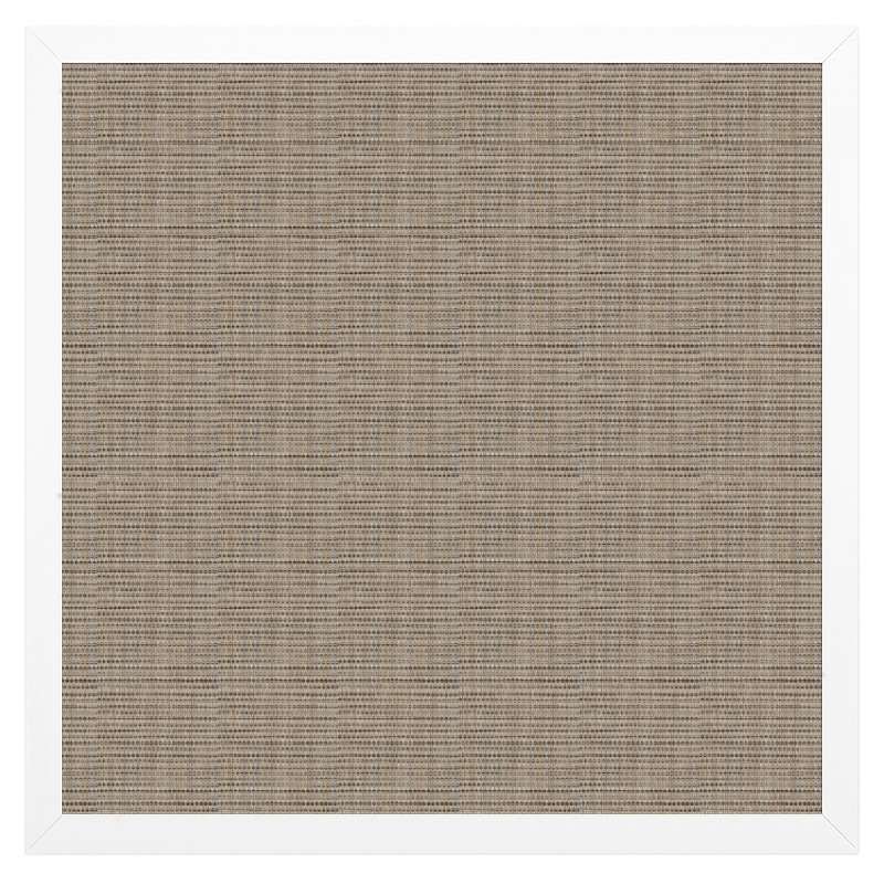Schutting Sereno Textileen Mocha Weave - Wit aluminium kader (180 x 180 cm)