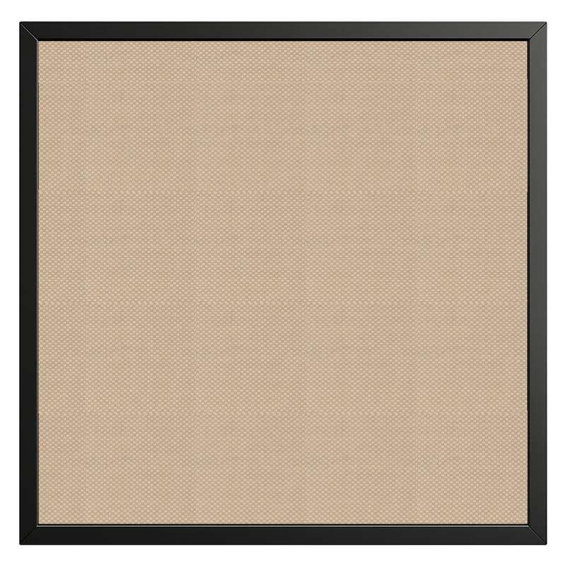 Schutting Sereno Textileen Sahara Weave - Zwart aluminium kader (180 x 180 cm)