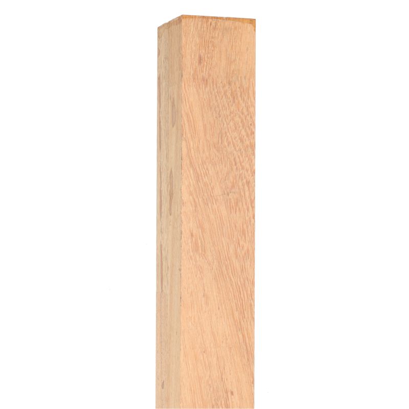 Paal hardhout gelamineerd gevingerlast 7 x 7 cm (3,00 mtr)