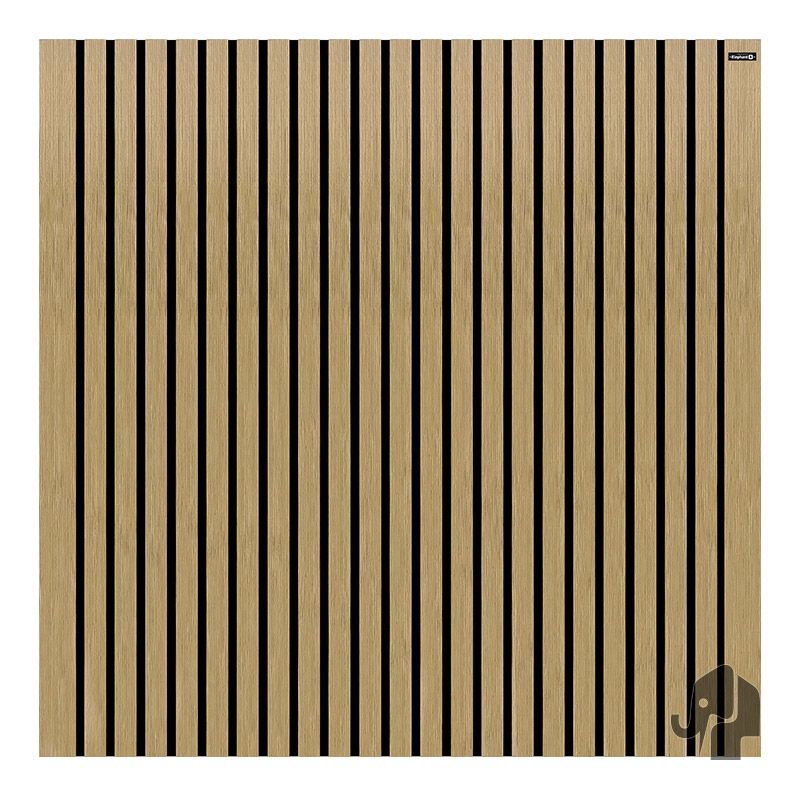 Schutting composiet co-ex Stripes Black - Eik (180 x 180 cm)