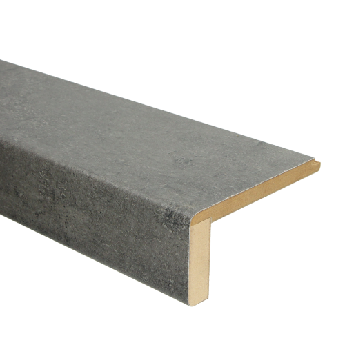 Uitloopprofiel doorlopend - Trelleborg Kalksteen - 136 x 6,3 cm