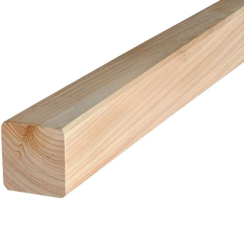 Paal Douglas 9,0 x 9,0 cm (300 cm) geschaafd