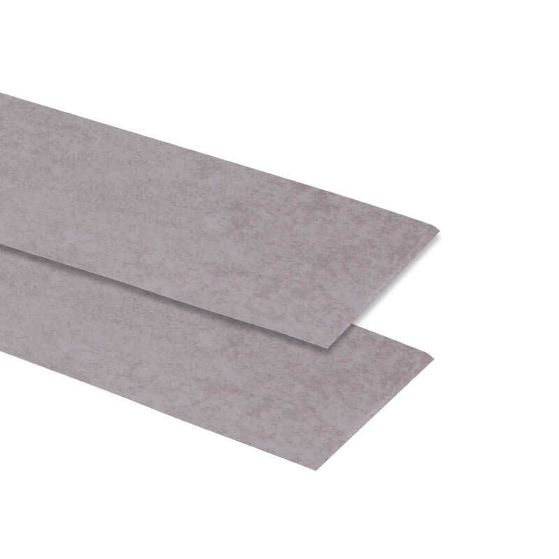 Kantenband (2 stuks) - Betonlook Lichtgrijs - 40 x 6 cm